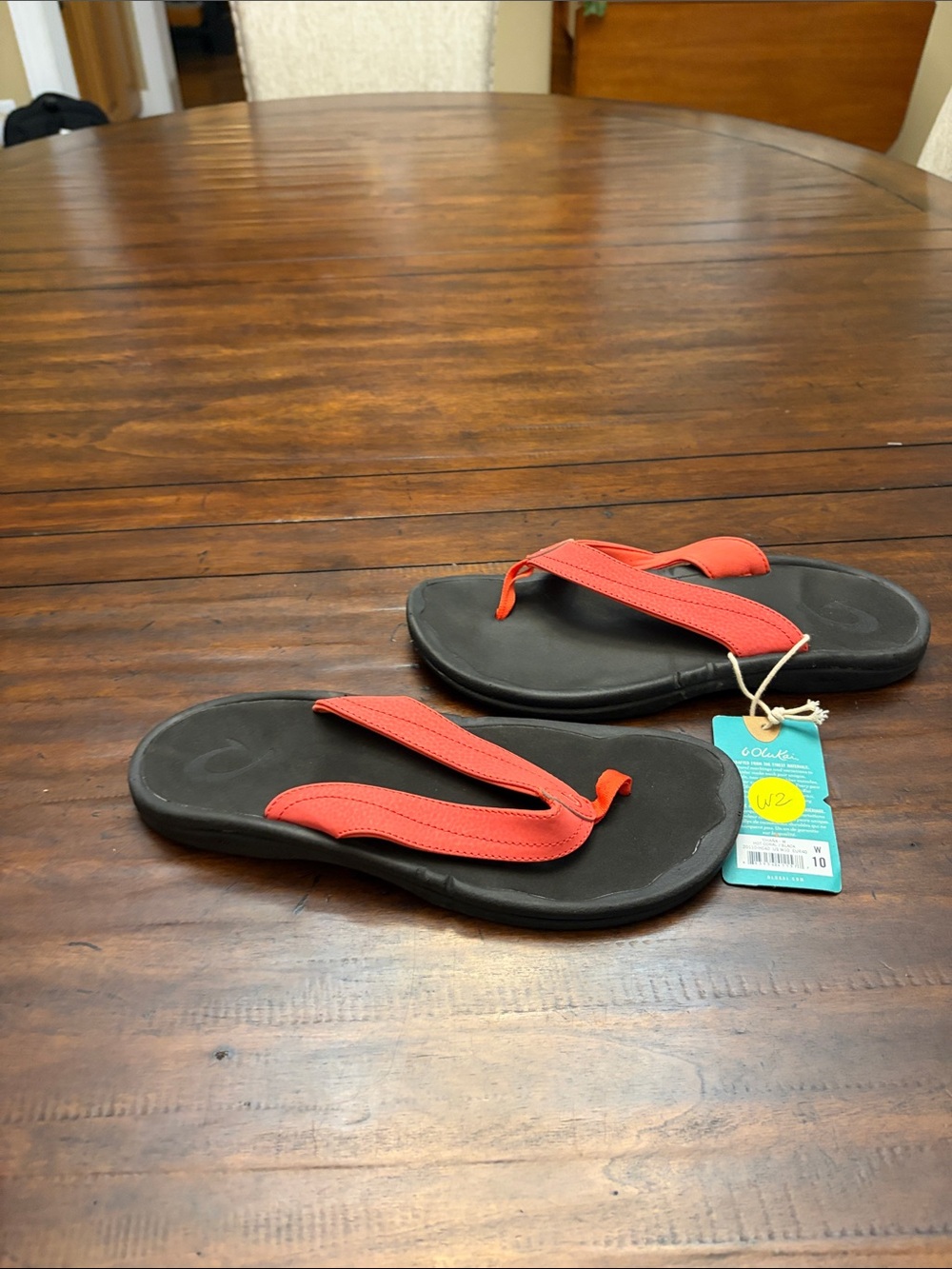 Olukai Hot Coral Ohana Woman US 10 SW